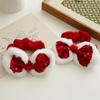 Christmas Scrunchies Velvets Bows Festive Hair Accessories Sparkling Sequins Hair Ties Rabbit Ears Shapes Hairbands