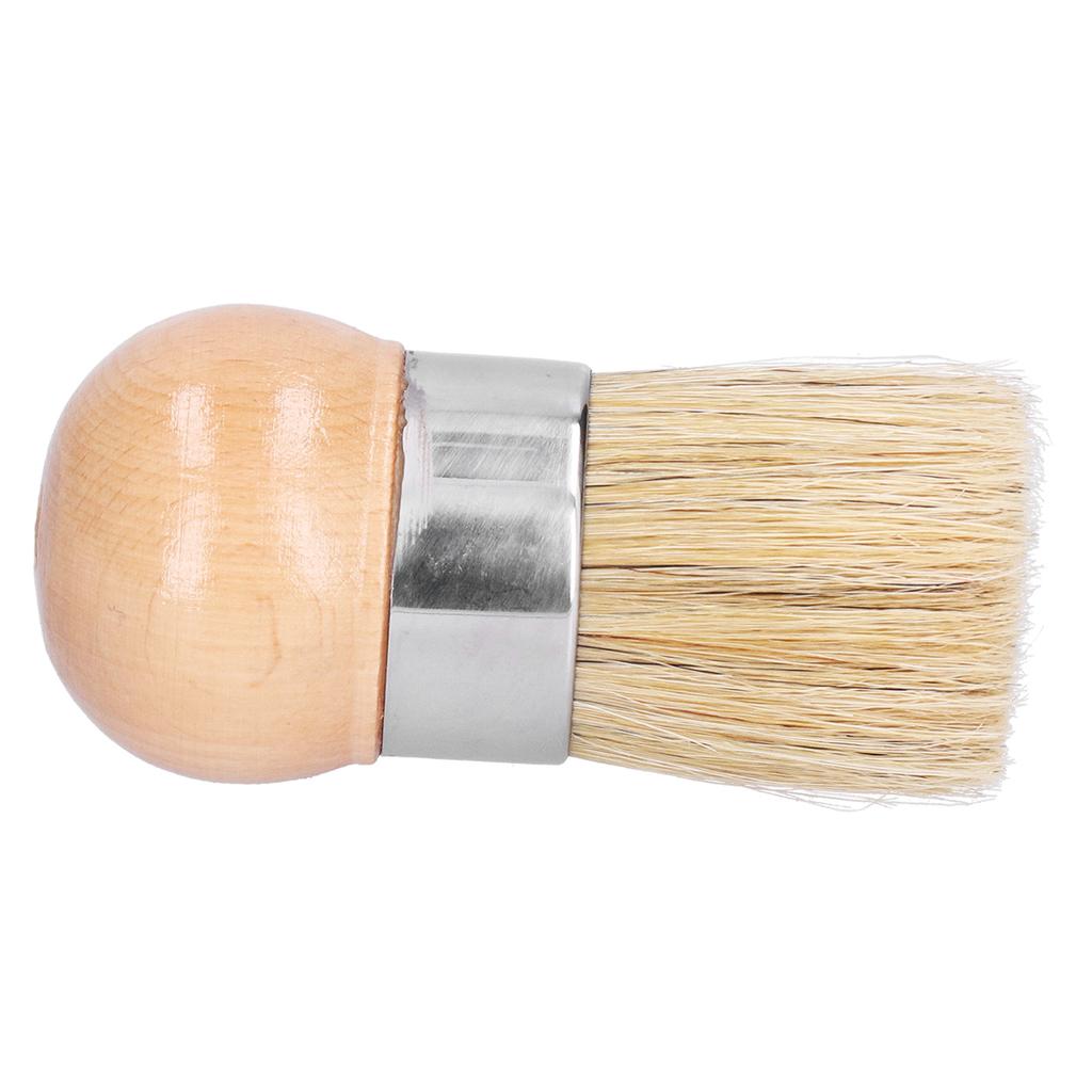 2Inch Round Head Brush Decoration Paint Round Bristles Wooden Handle Cleaning Brush