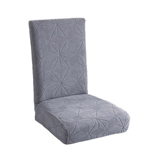 Aksamitny Pokrowiec na Krzesło do Jadalni Rozciągliwy Pokrowiec na Krzesło Parson Zdejmowany Zmywalny Ochraniacz na Siedzisko na Wesele Imprezę Domowy Restauracja Hotel Bankiet