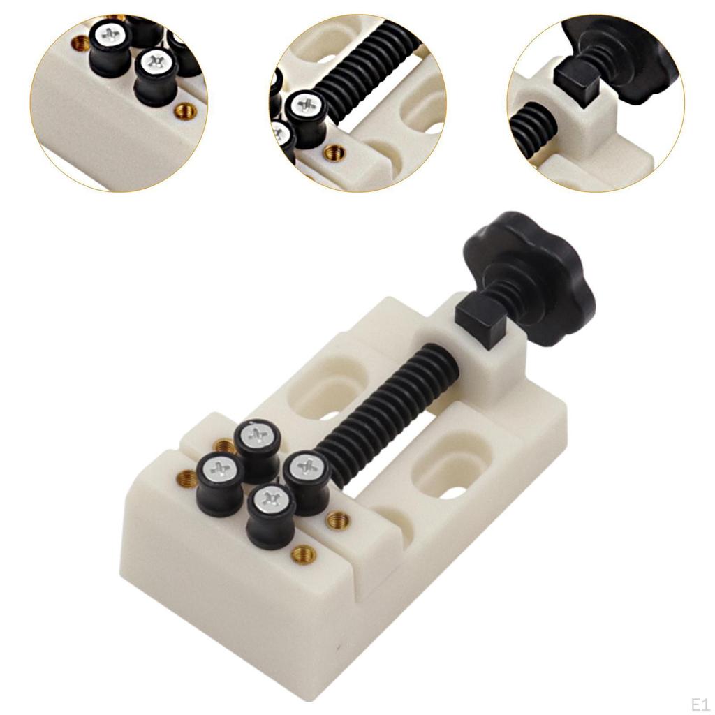 Mini clemă pentru presă de găurit, menghină cu clește plat, menghină de atelier de tâmplar