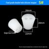 Hole-Punched Food Grade Silicone Stopper for Test Tubes, Bottles, and Water Pipes.