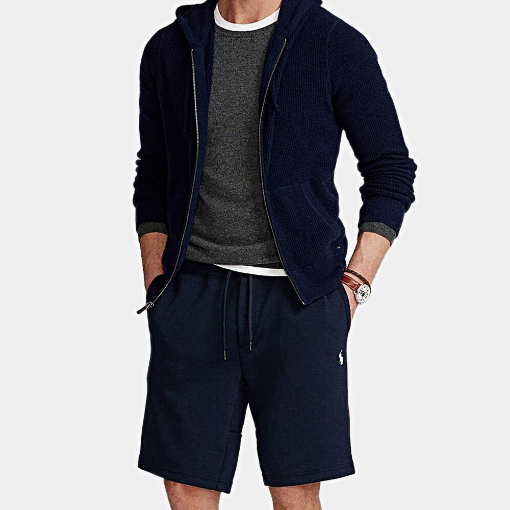 Polo Ralph Lauren Classic Solid Color Five-Point Casual Shorts Men shorts Dark-Blue 710691243003