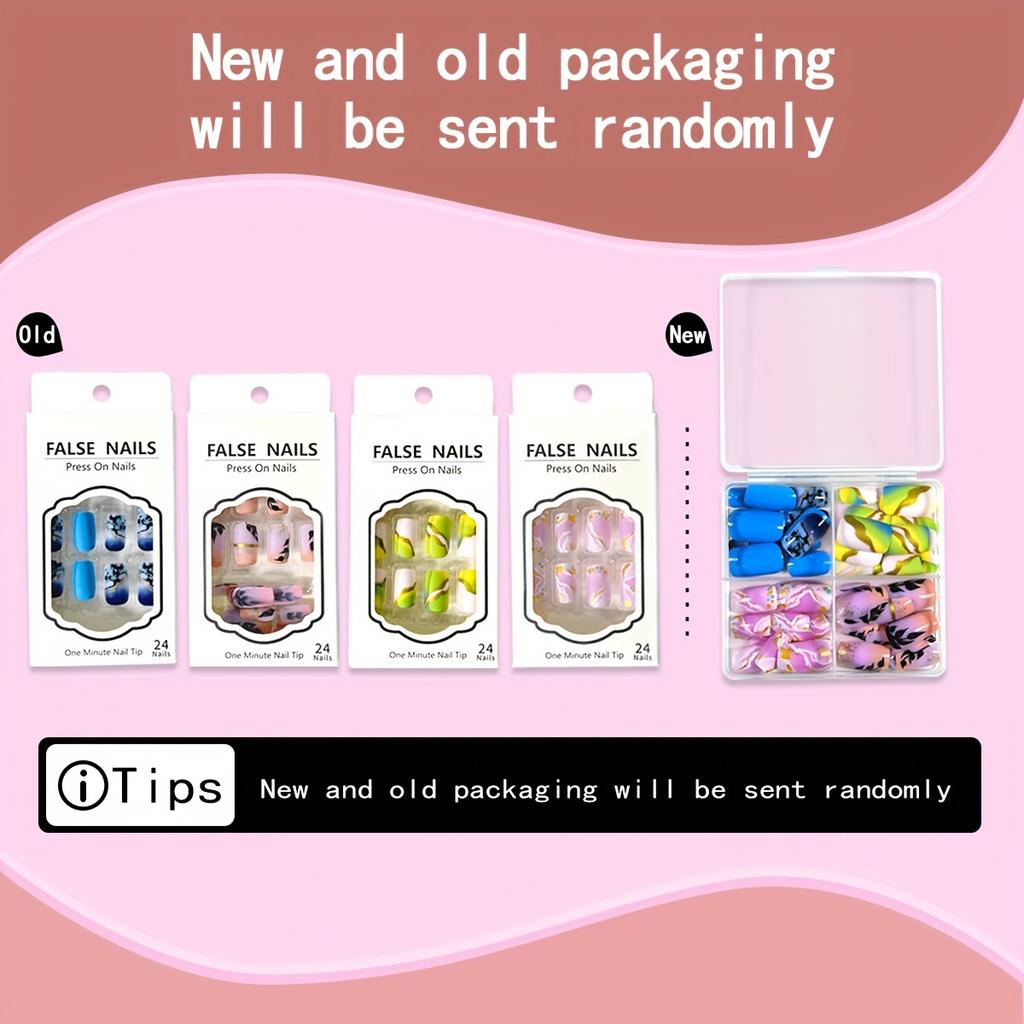 French Tip Press On Nails Almond Short Stick Fake Nails For Women Different Sizes Soft Gel False Nail Tips Kit