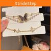Butterfly Fashion Jewelry Bracelet With Gold Plating And Faux Pearl For Elegant Women