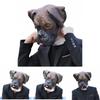 Maschera per Cane Animale Domestico Costume in Lattice per Halloween e Cosplay Cani Animali Oggetti di Scena