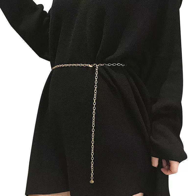 

Elegant Pearl Layered Waist Chain Perfect For Fashionistas Seeking Accessories Unique Gold Thin Chain