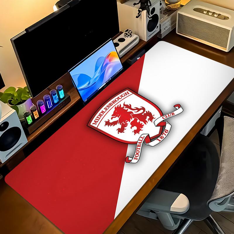 Middlesbrough FC Print  Cushion Non-slip Laptop Tablet Big Mousepad XXL Mat Mini PC Playmat With Lock edge