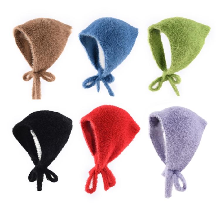 Stylish Knitted Scarf Headwrap Hat For Gifting Enhancing Autumn And Winter Outfit Women Teens French Styles Headscarf