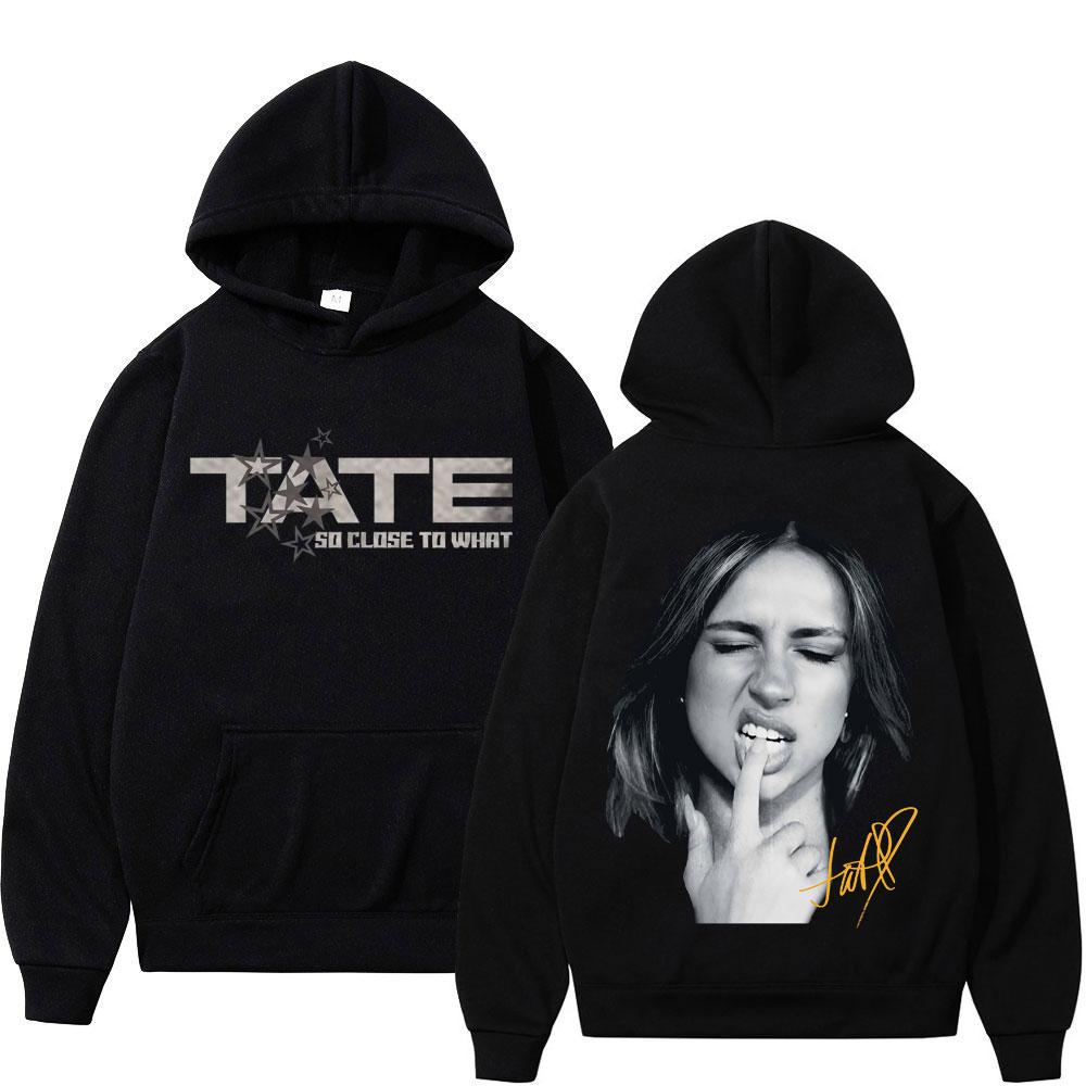 Tate Mcrae Album So Close To What Miss Possessive 2025 World Tour Hoodies Winter Oversized Harajuku Sweatshirts Unisex Pullovers