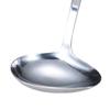 Takagi TAKAGI Stainless Steel Horizontal Ladle, Dark Brown, 25cm Long, Hand-Fit Design, Perfect for Cooking Soups and Other Dishes, Handle Fits in the