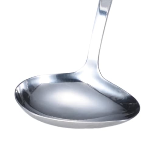Takagi TAKAGI Stainless Steel Horizontal Ladle, Dark Brown, 25cm Long, Hand-Fit Design, Perfect for Cooking Soups and Other Dishes, Handle Fits in the