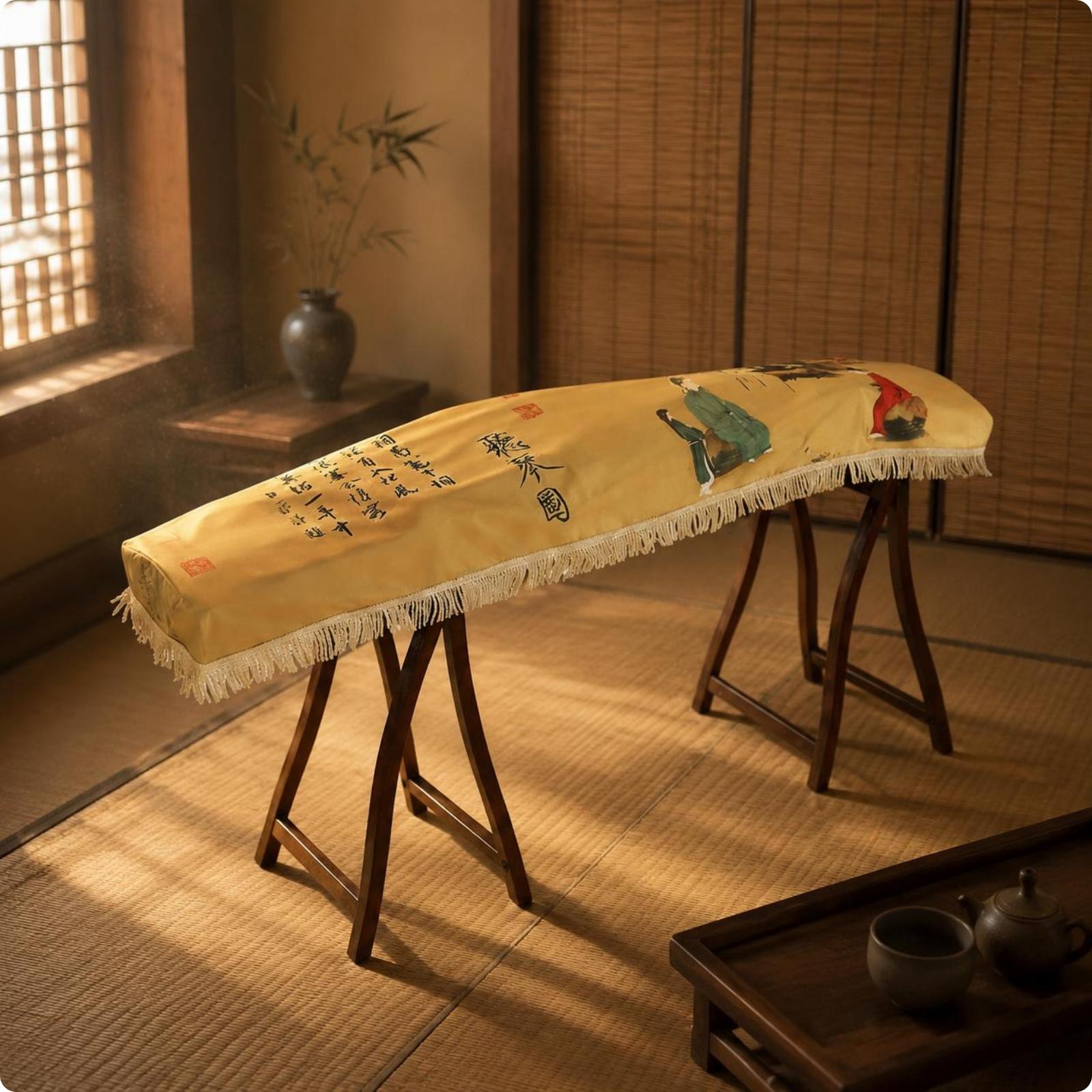 Guzheng Stofhoes Anti-Slip Guzheng Hoes Muziekaccessoire Decoratieve Print Makkelijk Schoon te Maken