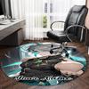 Customizable Genshin Impact4 Round Non-Slip Carpet - Ideal for Garden, Picnic, Office, Perfect for Decoration, Suitable For All Seasons