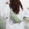 Stylish Women's Fanny Pack Large Capacity Multi-layer Portable Outdoor Breast Bag Wear-resistant Simple Sports Messenger Mobile