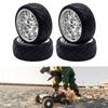 Precise Remote Control Replacement Wheel Tires with 12mm Adapter for 1/10 Model Car Drift Car Modification Accessories