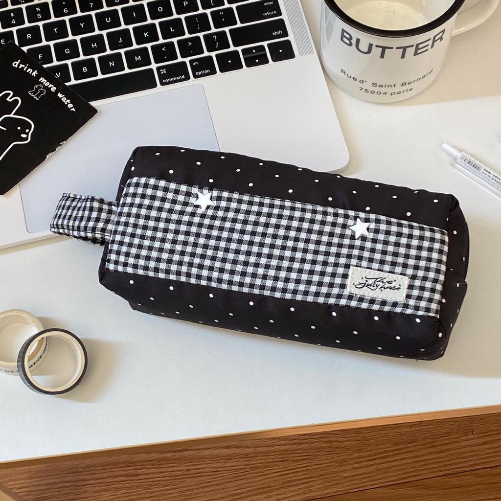 Mousse Pen Bag: Stylish, Large Capacity Pencil Case for Students – Multi-functional Stationery Organizer