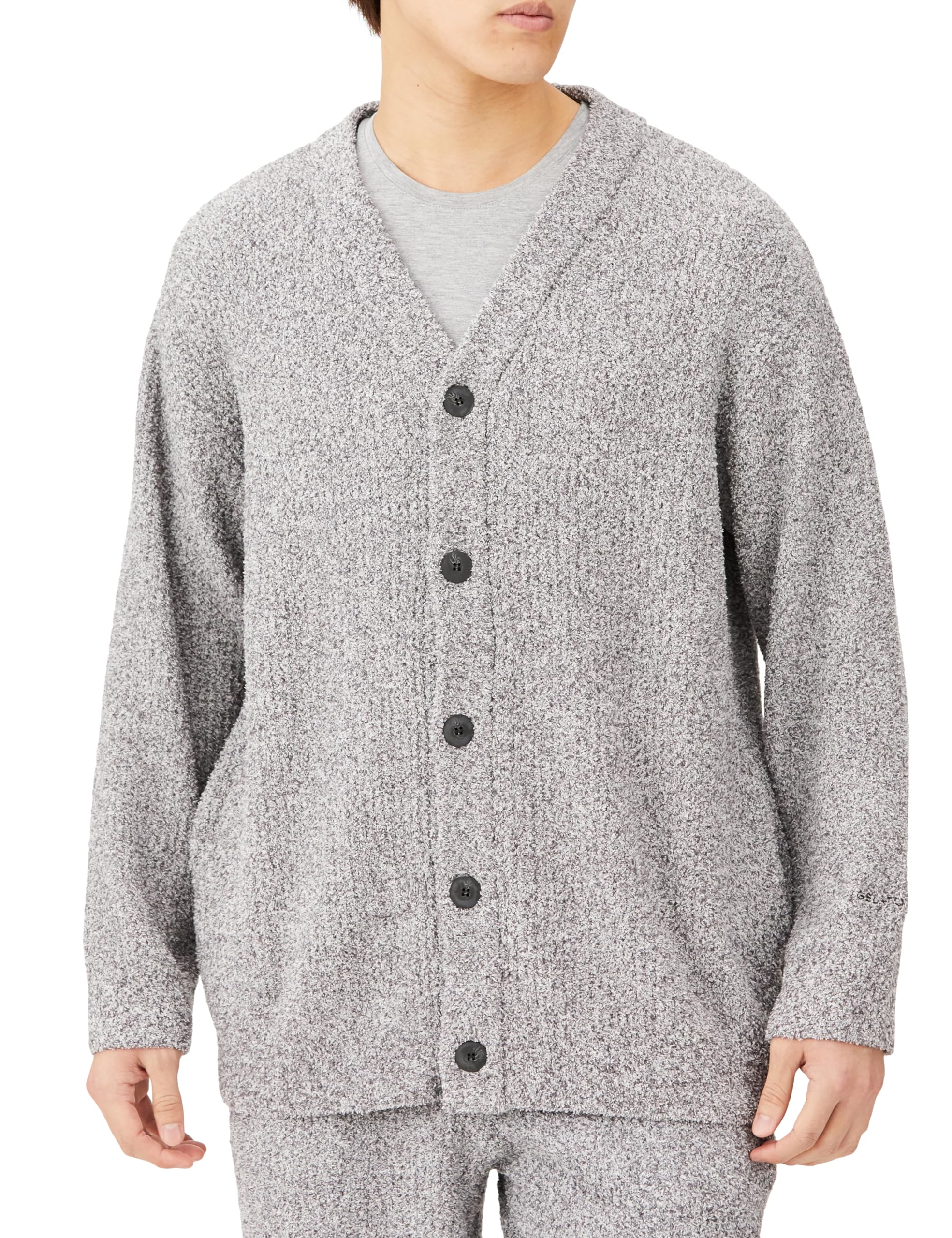 

HOMME Melange Hot Moco Cardigan PMNT235988 CGRY L [Gelato Pique] Men s