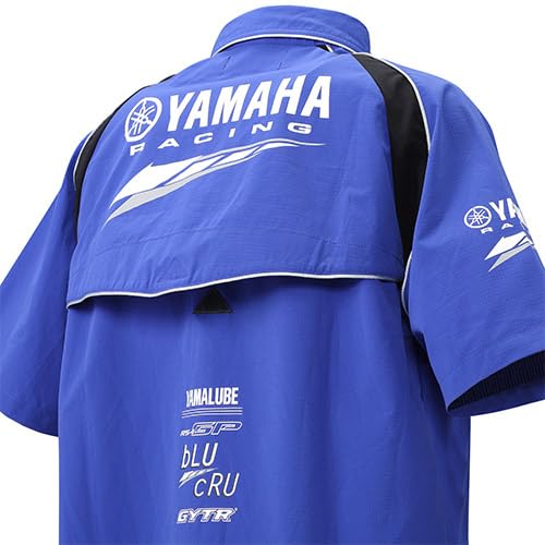 Yamaha Motor (Yamaha) YAMAHA RACING Factory Pit Shirt YR3001 Blue 3L Size 90792-Y1743