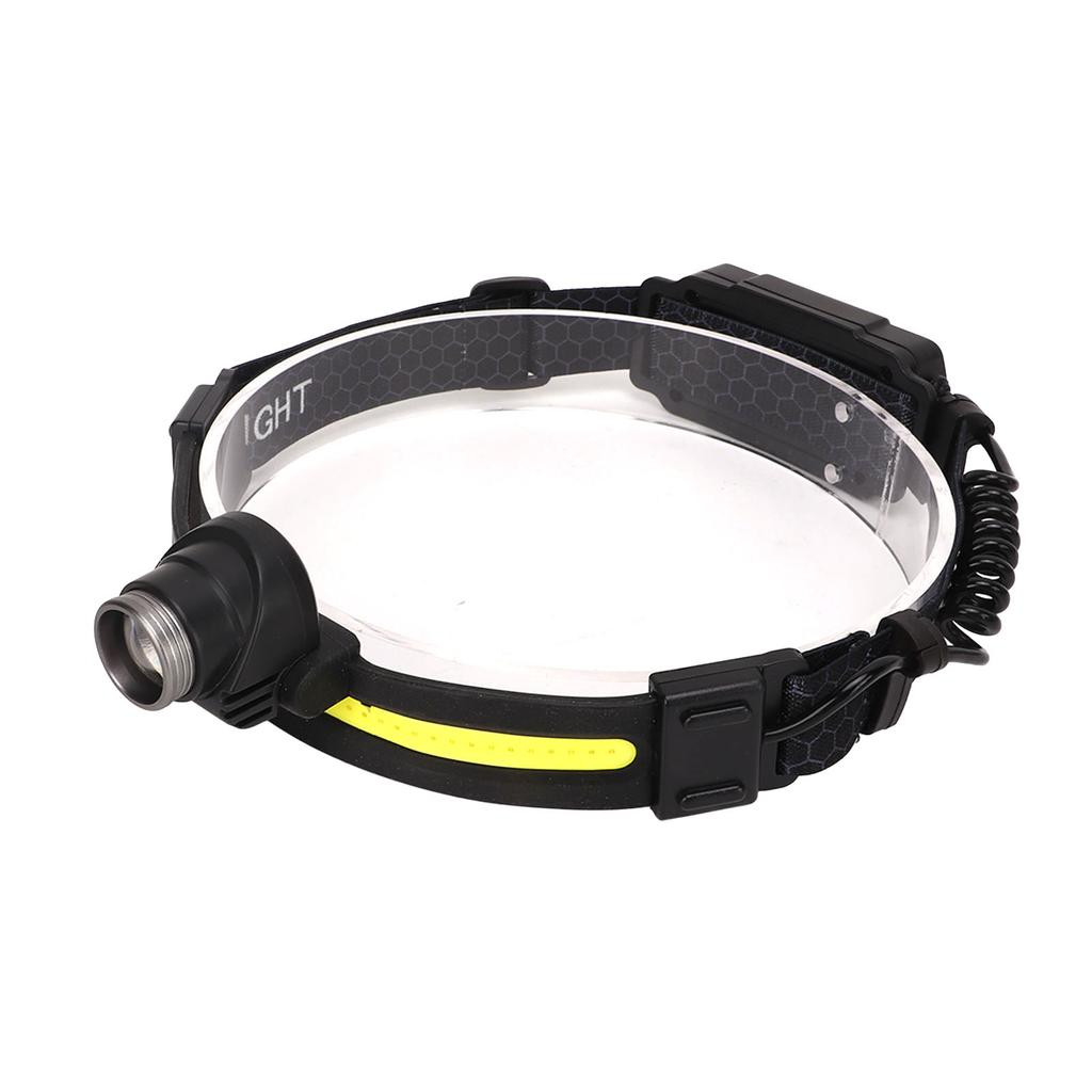 USB Rechargeable LED Headlamp XPG Sensing COB Zoom Main Lamp Headband Flashlight for Outdoor Fishing