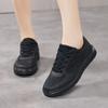 TUINANLE Damenschuhe, geometrisches Netzgewebe, atmungsaktiv, lässige Turnschuhe, Mädchen, rutschfeste Plateauschuhe