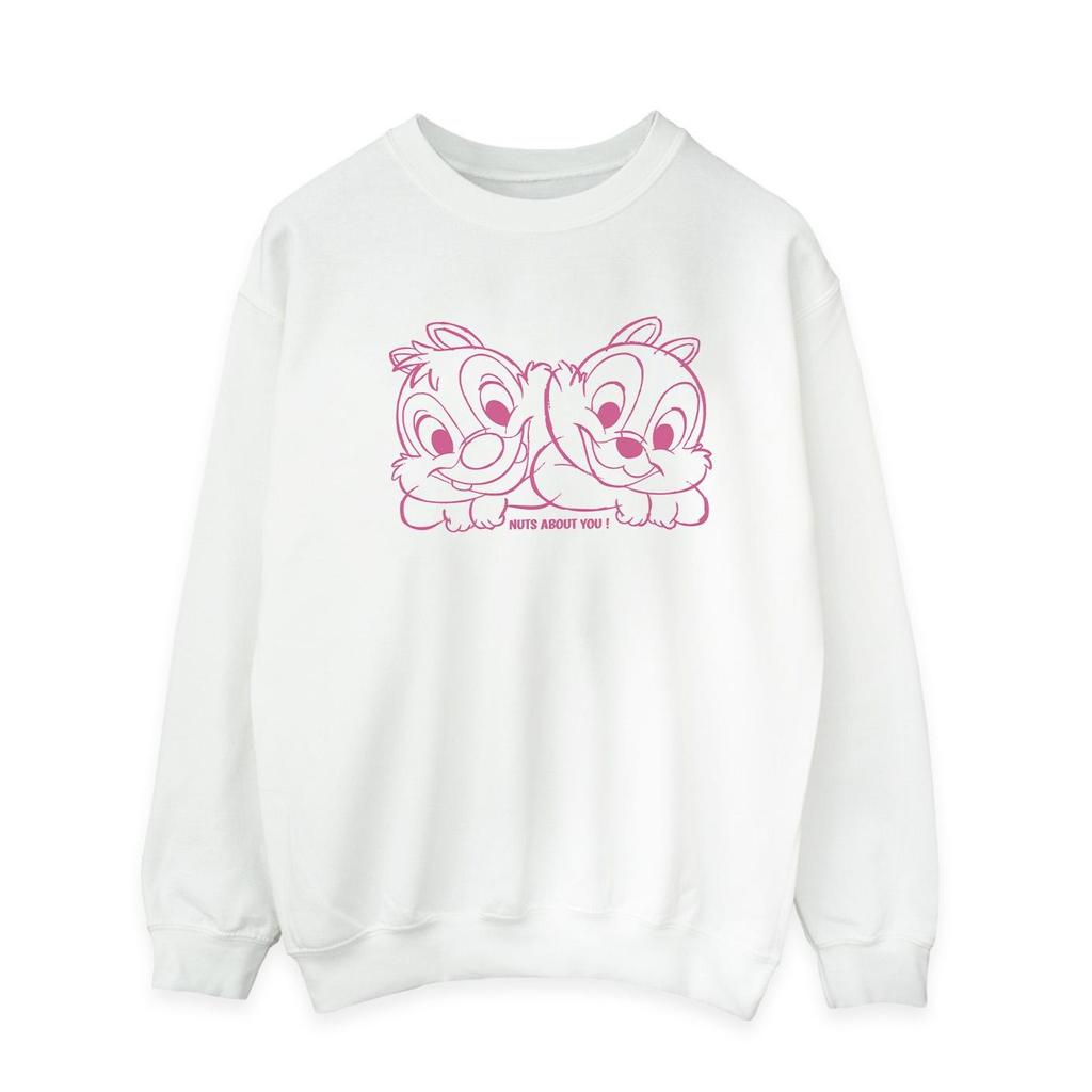 Disney Mens Chip Â´nÂ´ Dale Nuts About You Sweatshirt