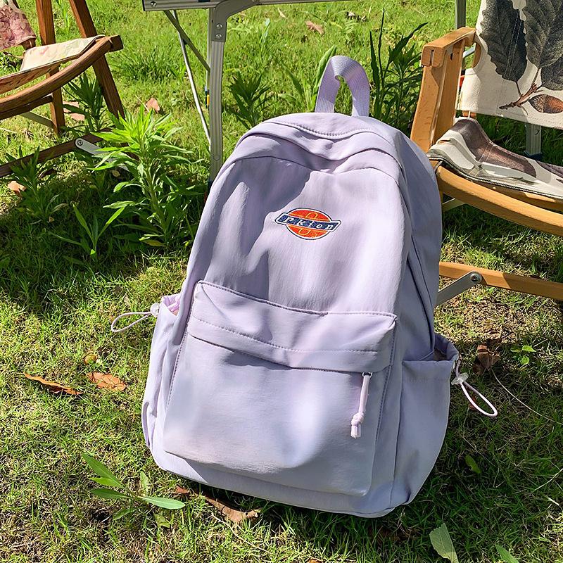 Backpack New large-capacity backpack Junior high school student high-value schoolbag Anti-theft simple student schoolbag