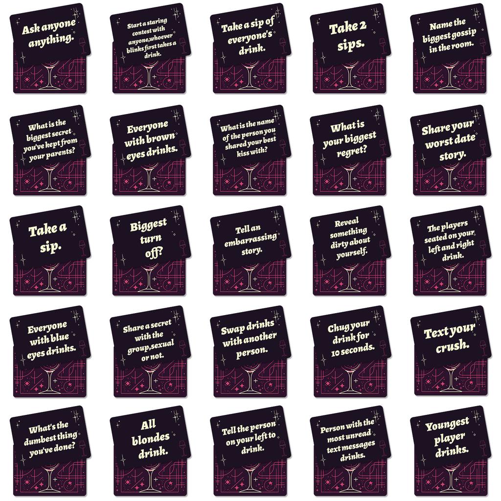 50Pcs/Set Adult Party Table Game Cards, Group Activities Icebreaker Card Deck