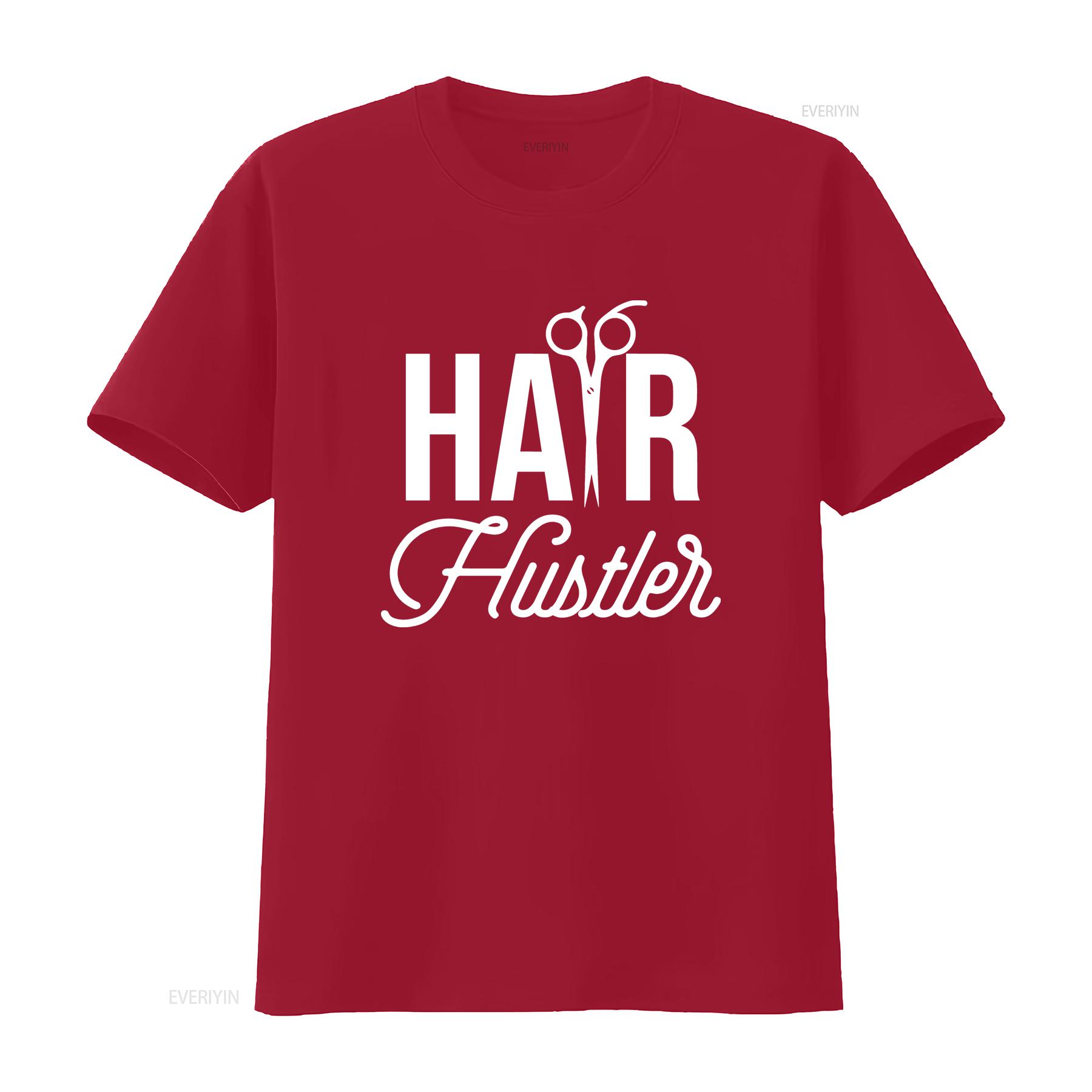 

Футболка Hair Hustler Стильная Парикмахер Для Парикмахера Салон винтажная Стильная Мягкая Топ Для Повседневной Носки Дышащая S