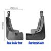 4Pcs Car Mud Flaps Splash Guard Fender Mudguard Fit For Toyota Rav4 2019-2020 Black