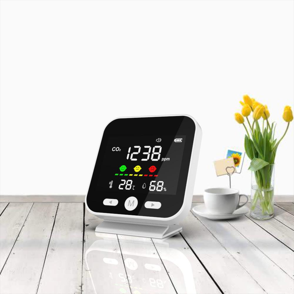 Multifunctional 3 IN 1 Wifi Air Quality Monitor CO2 Carbon Dioxide Meter Temperature Humidity Measuring Detector NDIR Infrared Tester Digital Display
