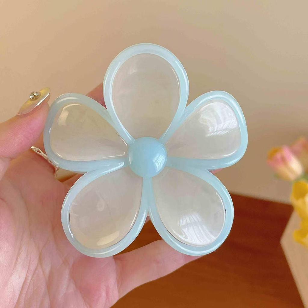 Koreanischer Eleganter Kürbisbogen Polka Dot Haarspange - Groß, Cremige Texturierte Hochsteckfrisur-Accessoire