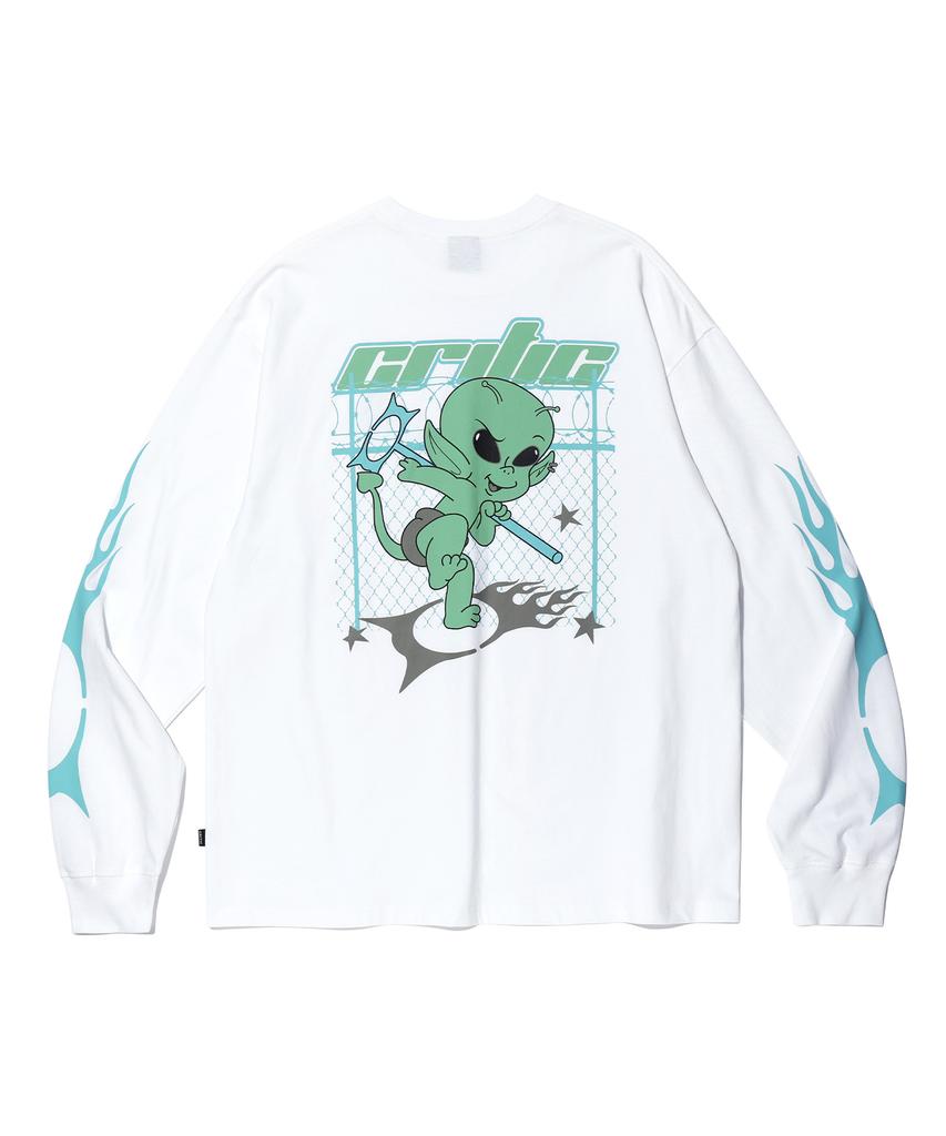 CRITIC Critic Devilman Long Sleeve T-Shirt White