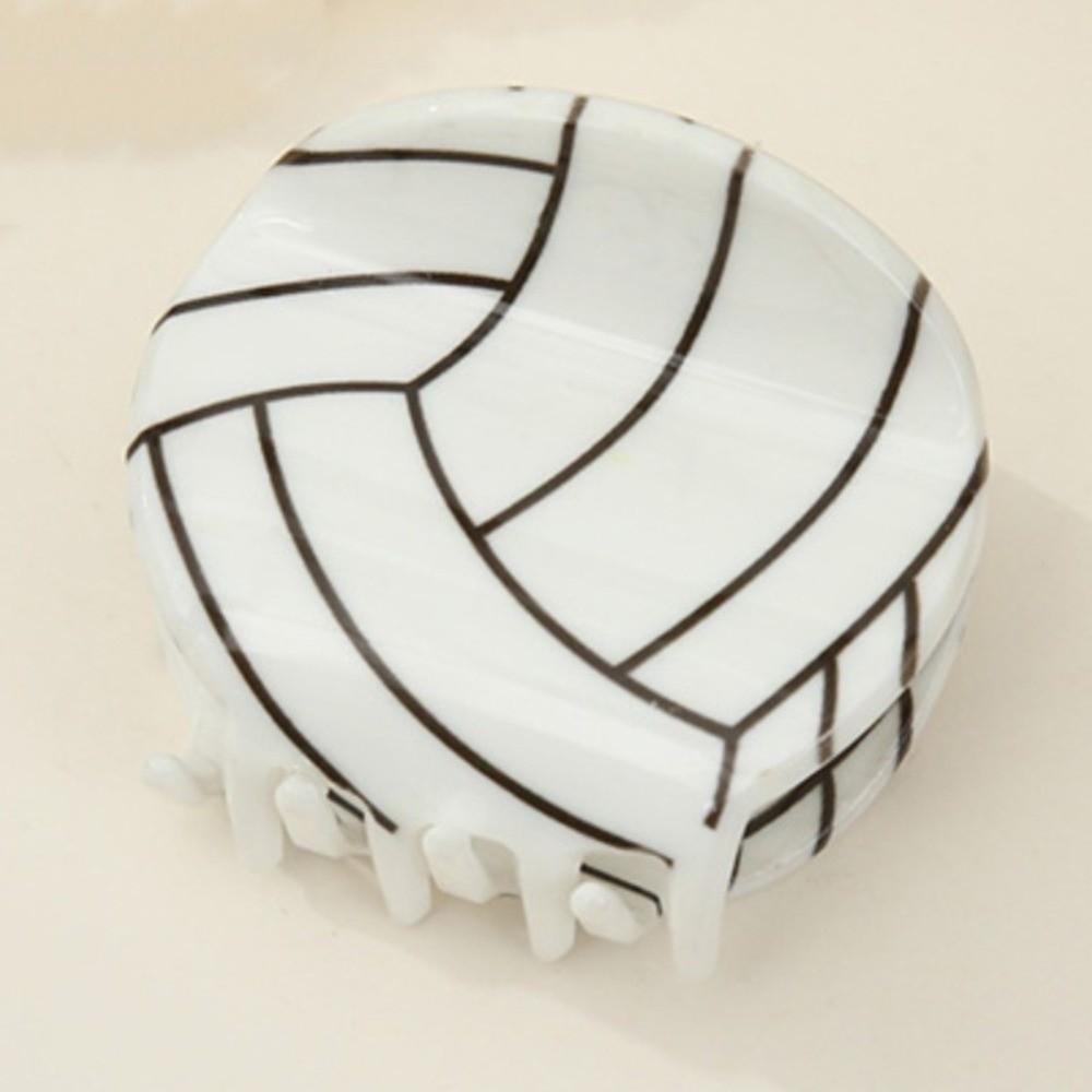 Funny Acrylic Shark Hair Clip Y2K Style Large Size Basketball Hair Claw New Style Fashion Design Football Hair Clip