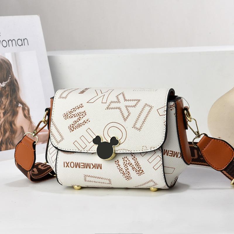 Fashion letter women's bag versatile bag trendy small bag shoulder bag texture messenger bag