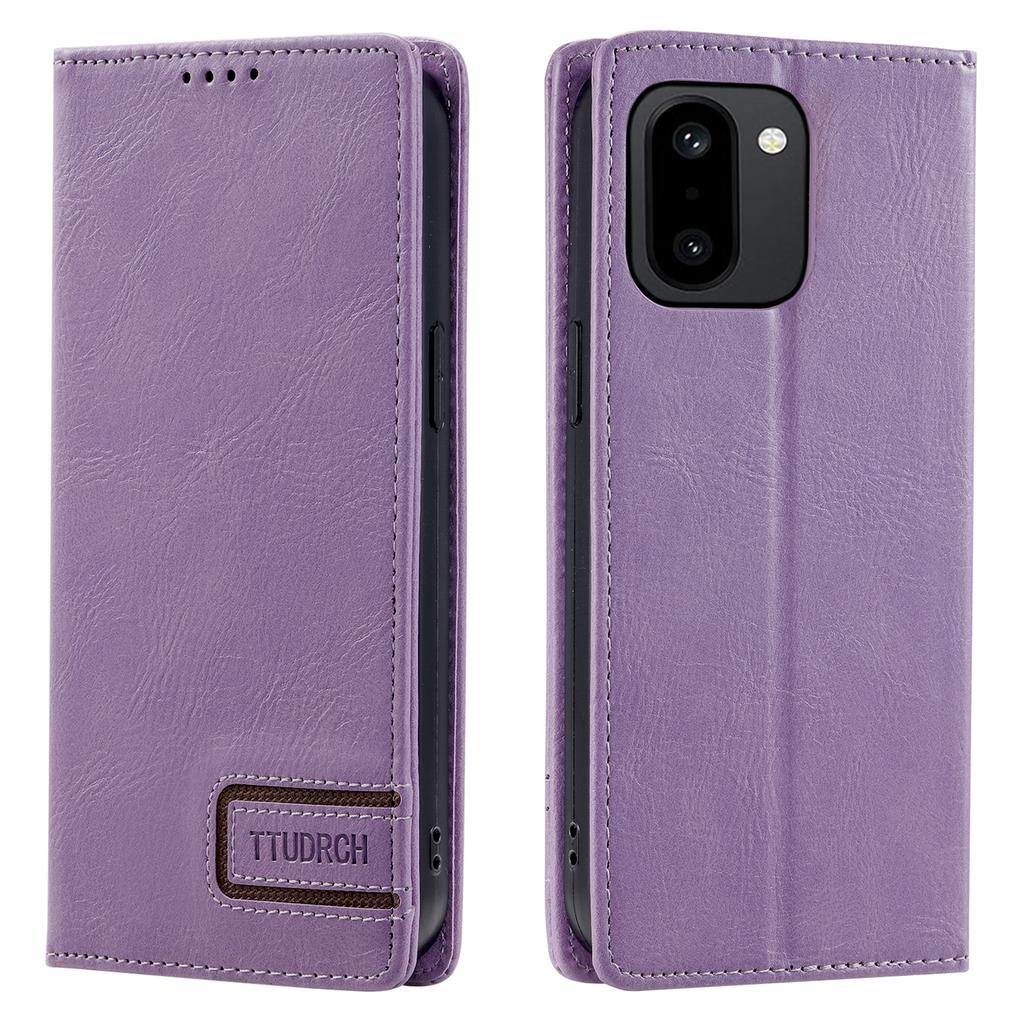 TTUDRCH Style 007 For OnePlus 15R 5G Leather Case RFID Blocking Wallet Stand Phone Cover
