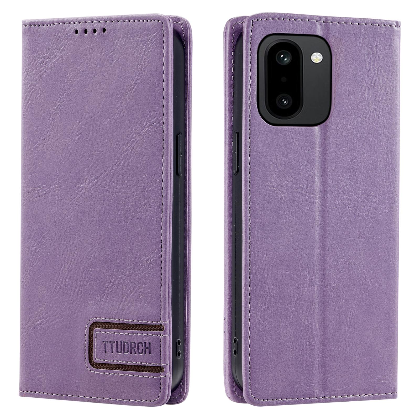 

TTUDRCH Style 007 For OnePlus 15R 5G Leather Case RFID Blocking Wallet Stand Phone Cover
