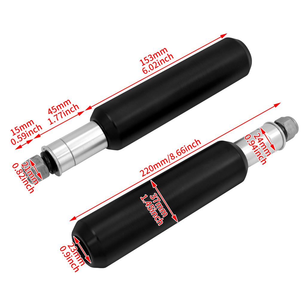 Motorcycle Upper Shock Mount Frame Sliders Falling Guards Protector For Harley Dyna Low Rider 2006-2017 Sportster XL 883 04-2022