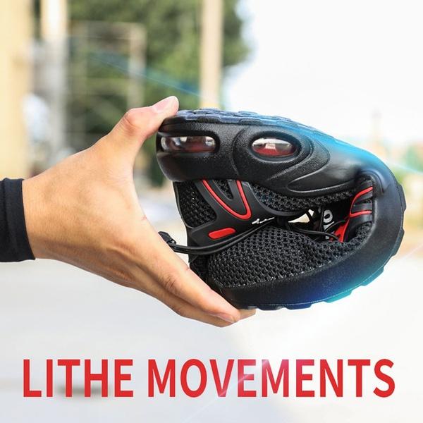 Весна и лето Легкая дышащая Автоматическая усадка шнуровки Мужская рабочая защитная обувь — фото 3