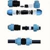 11-Piece Universal IBC Barrel Bracket Adapter Kit - Zinc Alloy Faucet Connector with PE Pipe Fittings, 3-Way Connector