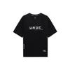 Li Ning T-Shirts Unisex Schwarz Rundhalsausschnitt Moderate Gerade Passform AHSSD47-3