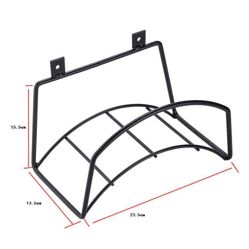 Heavy-Duty Wall-Mount Metal Garden Hose Holder