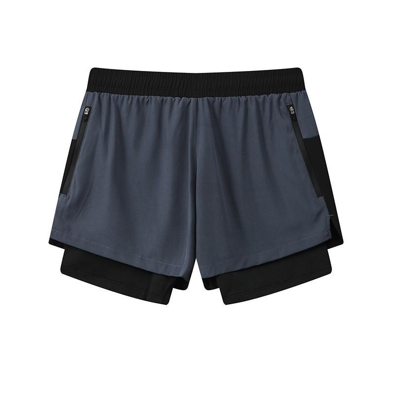 Men's Quick-Dry Summer Sports Shorts with Liner - Three-Quarter Length for Running, Fitness, Track, and Basketball.