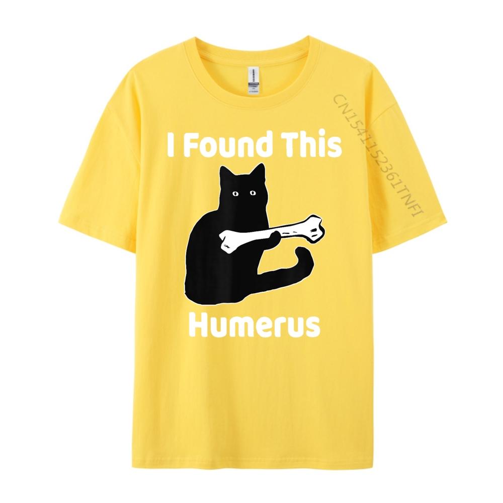 I Found This Humerus White Graphic Tee Funny Shirt England Style