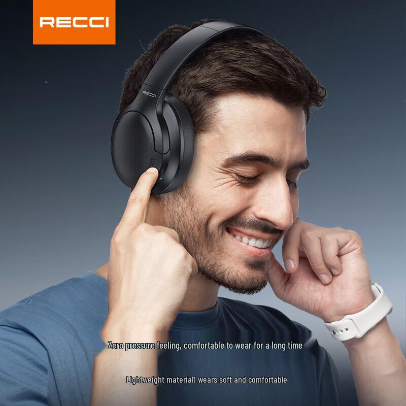 Recci REP-W59 Wireless Noise-Cancelling Over-Ear Headphones