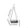Hanging Bird Feeder Tray Seed Weather Resistant Feeding Attracting Birds Birdfeeder for