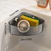 Flexible Kitchen Sink Corners Organizer Space Saving Storage Rack Waterproof Triangle Shaped Sponge Holder