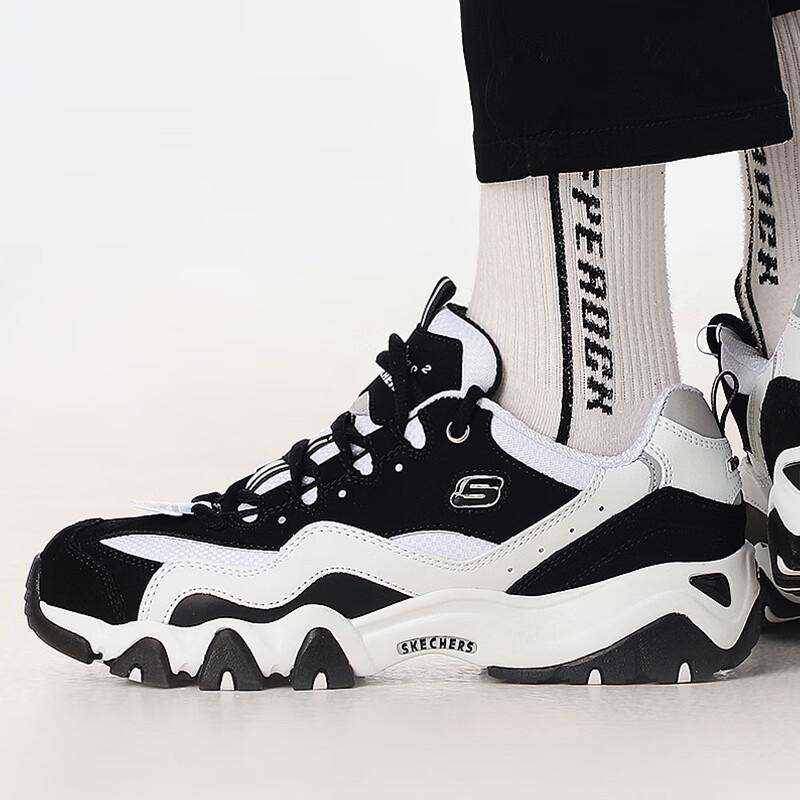 Skechers Women s Casual Shoes 12493-BKW 7.5