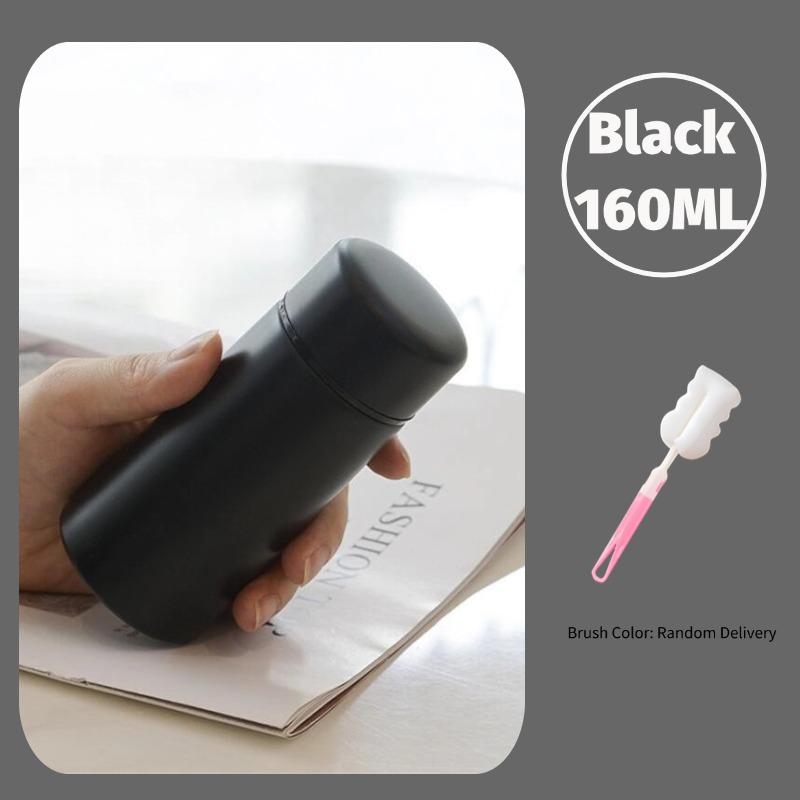 160ml Portable Mini Pocket Cup 304 Stainless Steel Thermo Water Bottle Thermos Coffee Bottle Vacuum Flasks Keep Cold and Hot