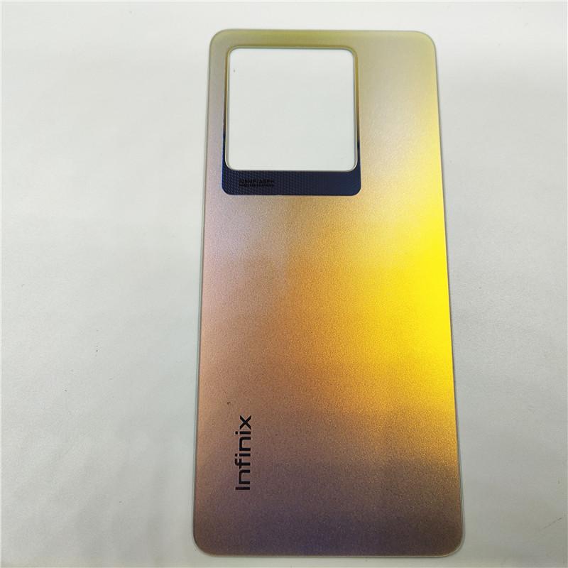 

For Infinix Note 30 Pro X678B Glass Back Battery Cover Housing Repair Parts золотистый