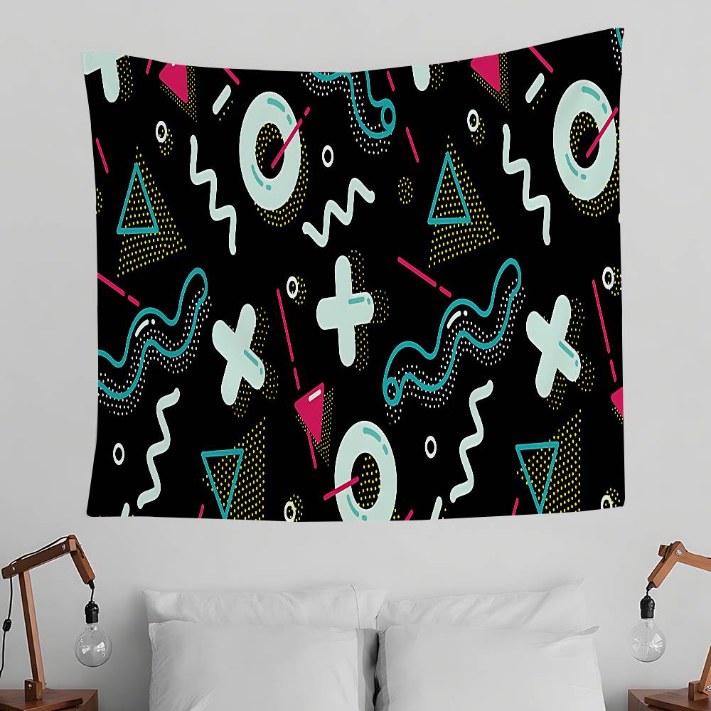 Simply Black And White Tapestry Wall Hanging Tapestry Art Deco Blanket Curtain Hanging At Home Bedroom Living Room Decor